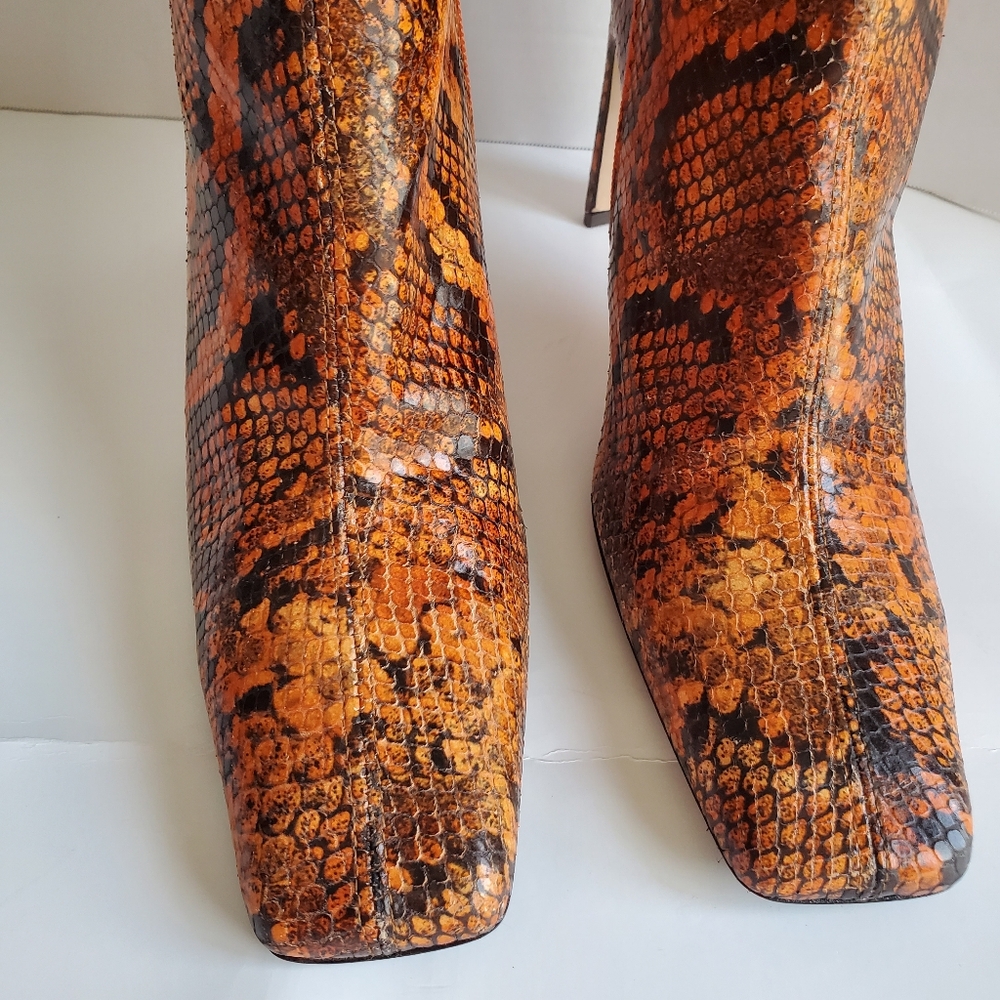 MIISTA Marcelle Snakeskin Boots 39 - Picture 9 of 15